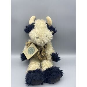 J.B. BEAN BOYDS BEAR - "Sadie”- JOINTED PLUSH COW - With Tags - Good Condition!